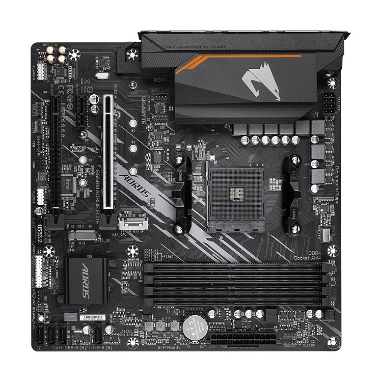 ギガバイト B550m Aorus Elite Amd プロセッサマザーボード互換 Cpu 5600g5700g デジタルコンピュータメインボード|undefined