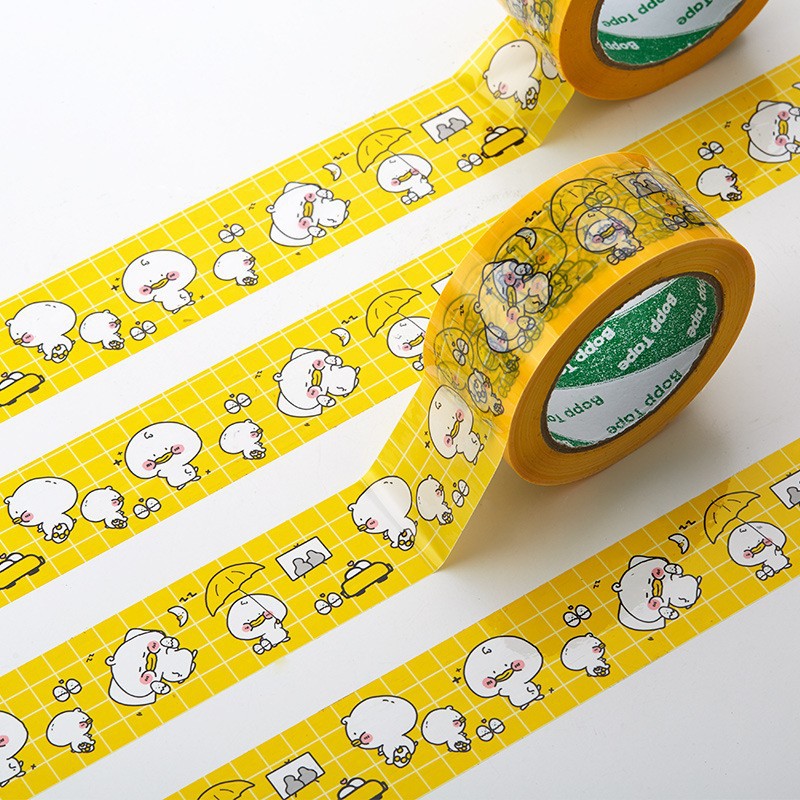 thankyou pink packing tape net red sealing printing tape cartoon printing tape wholesale manufacturers
