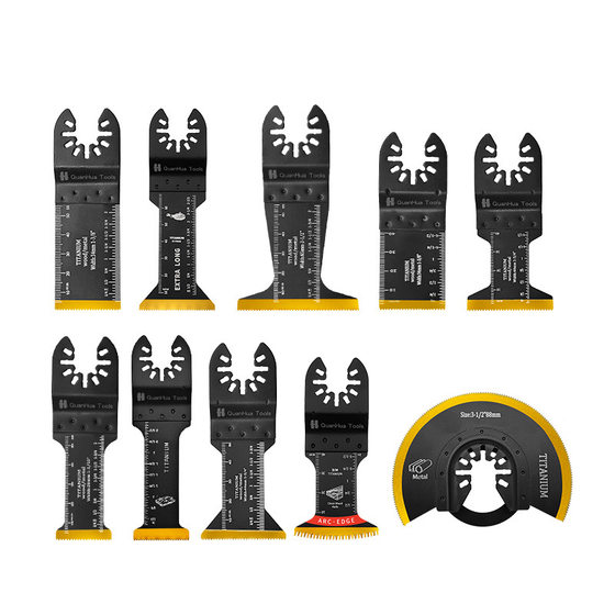 Bimetal physical plating titanium universal treasure accessories multi-function trimming machine swing saw blade tool cutter head