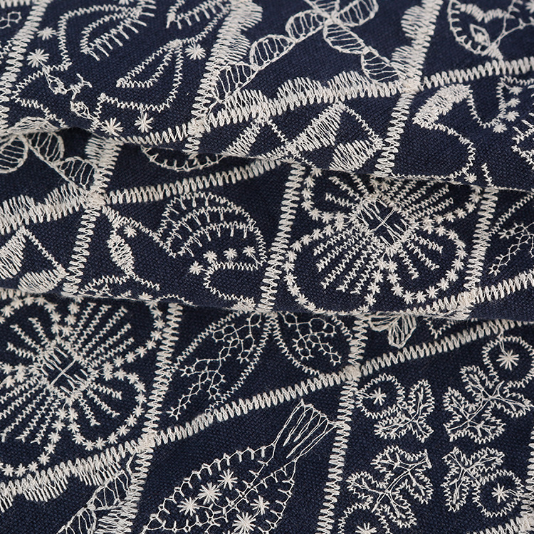 Factory Supply Non-Yakawa Ming Symphony Cotton and Linen Embroidered Cloth Hand-made Luggage Household Goods Fashion Cloth