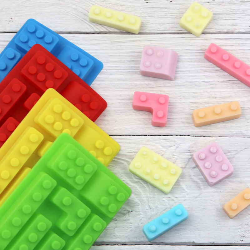 All are silicone ice lattice Lego series examples ice lattice silicone square building blocks ice lattice silicone mold gypsum