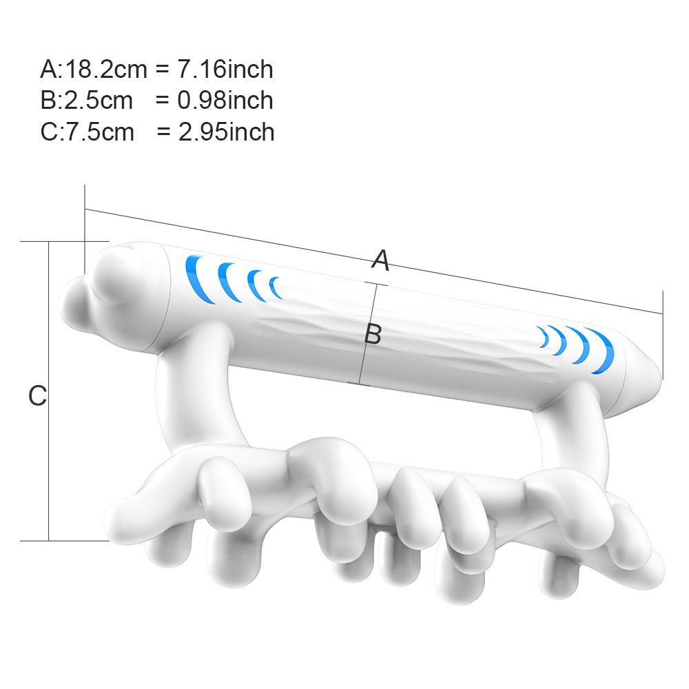 KOA Elite blue myofascial release massage tool massager leg relaxation exercise shoulder and neck relief