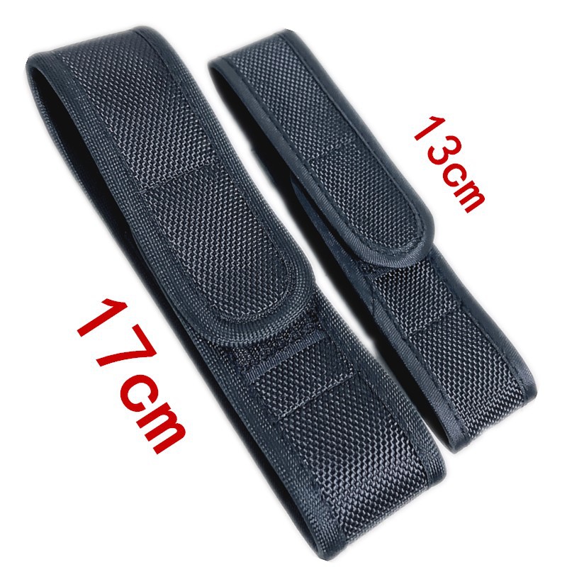 Flashlight cover can be installed within 13cm long flashlight waist hanging cover woven universal nylon small electric cylinder cover nylon leather cover