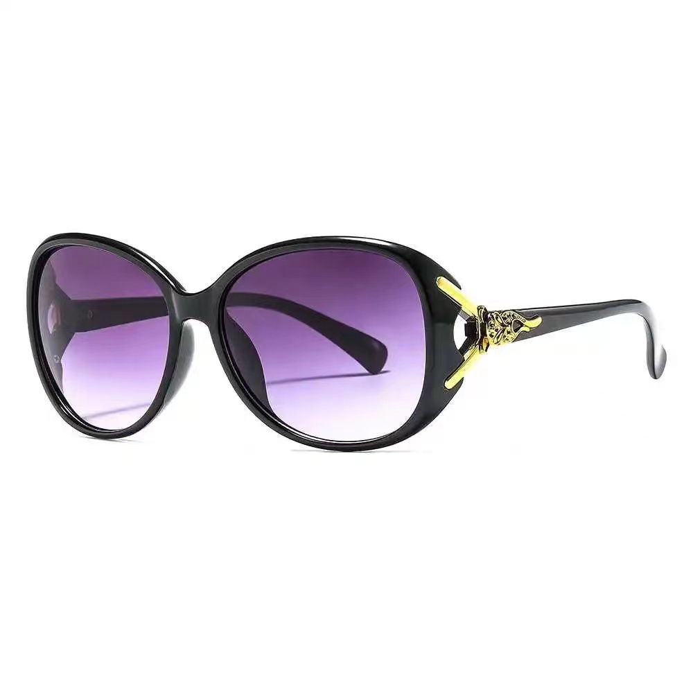 Sunglasses UV-resistant sunglasses Sunglasses Women's High-end Sense Temperament High-end Large Frame 2024 Fashionable Glasses
