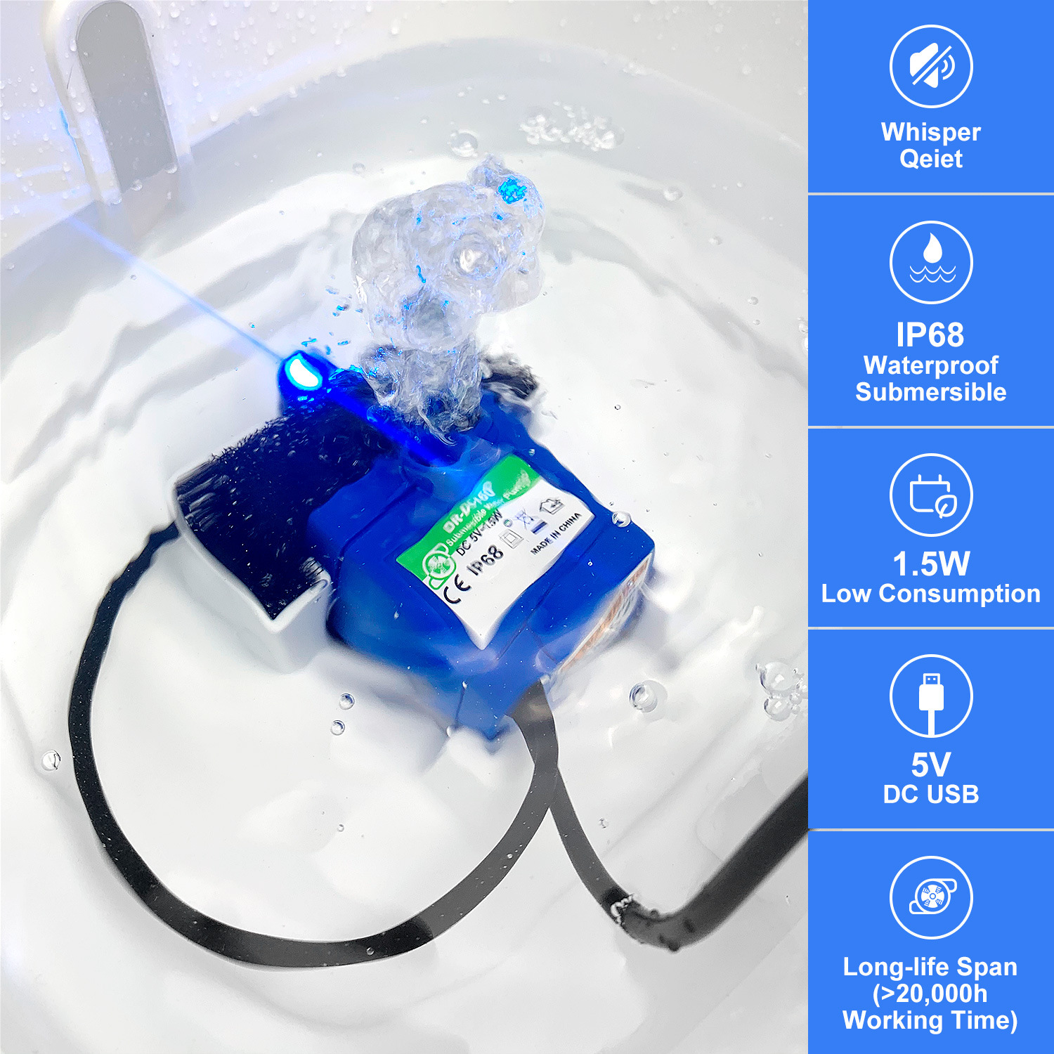 Amazon explosion pet water dispenser water pump USB DC DR-DC160 water pump