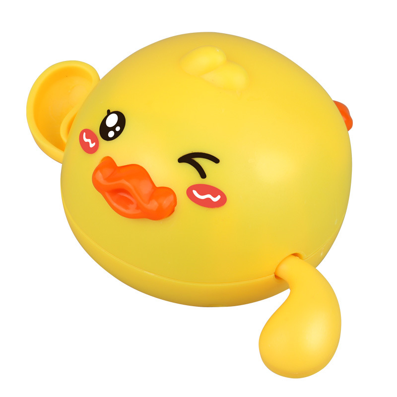 Children's water play duckling baby bathroom bath yellow duck swimming fish boys and girls toys wholesale generation