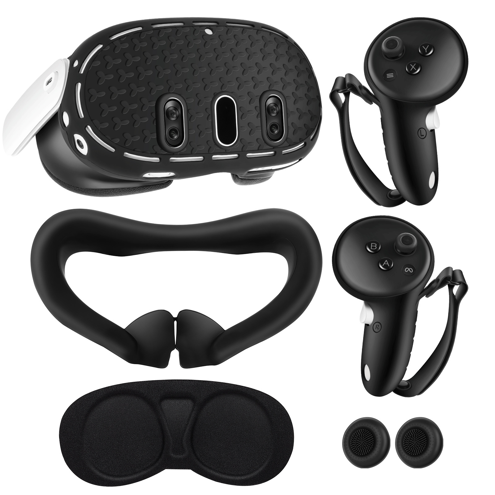 Applicable to Meta quest3 protective silicone suit VR accessories handle cover shading mask host cover in stock