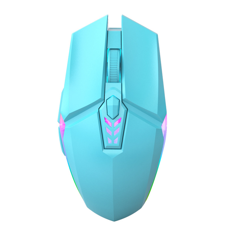 New wired mouse computer office luminous mouse gaming mouse silent factory private model mouse in stock cross-border