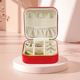 Rose Red-Lisi Velvet-Square; storage box