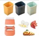 One green one dark blue one yellow three-in-one peeler OPP packaging