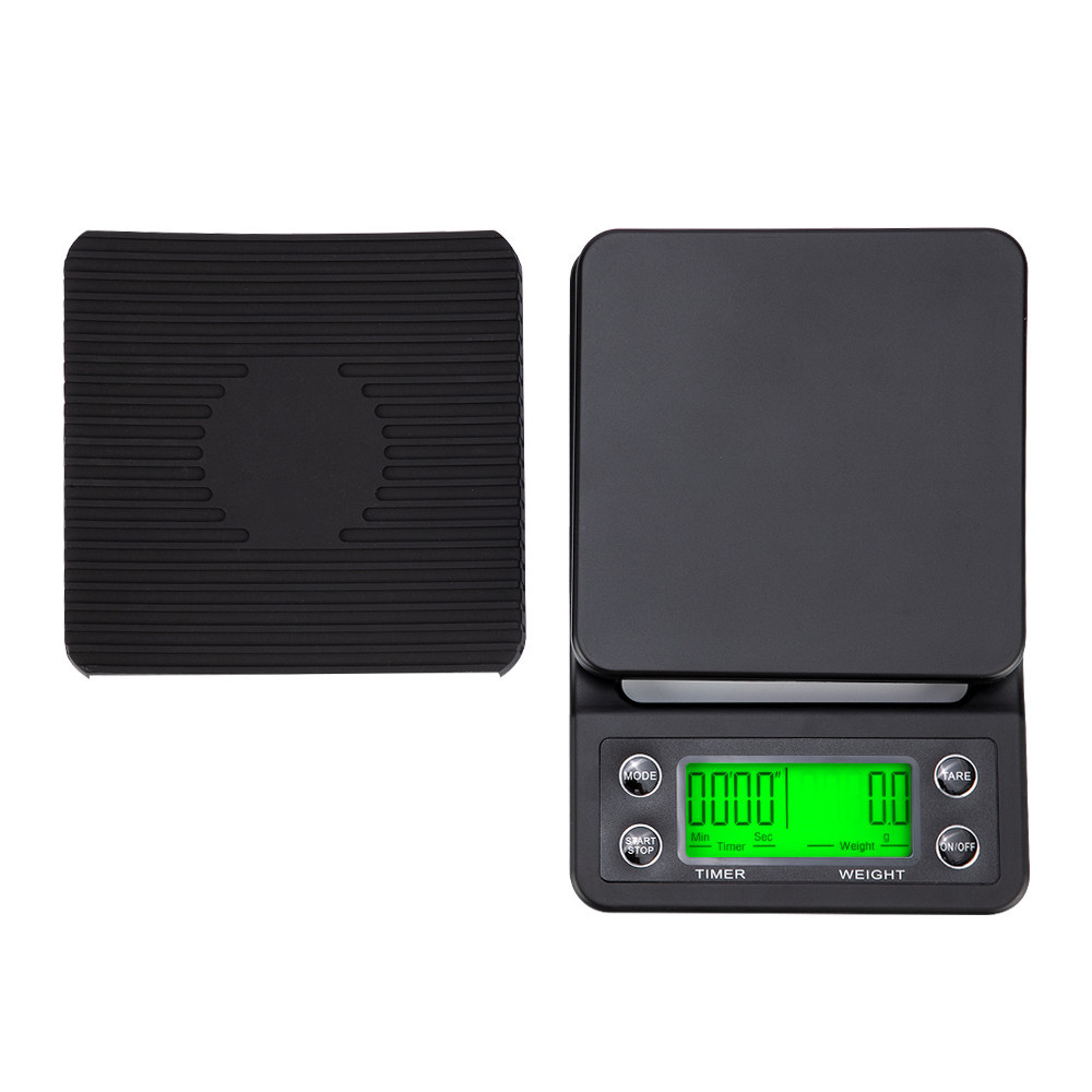 Smart New Coffee Scale Timing Electronic Scale Kitchen Mini Precision Timing Scale Pocket Weight Weighing Baking Scale