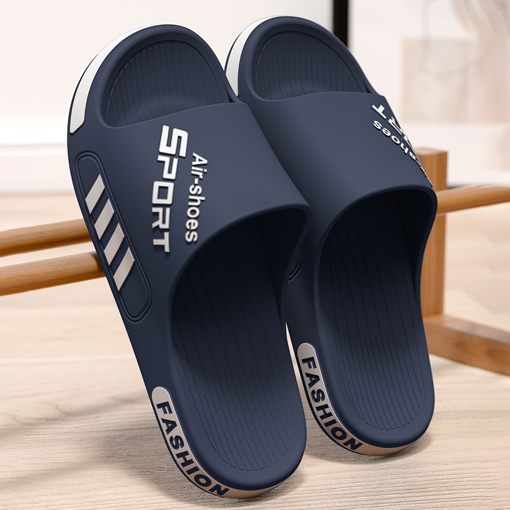 Deodorant slippers men's summer plus size 2025 new indoor home sandals widened non-slip sports men's shoes wholesale