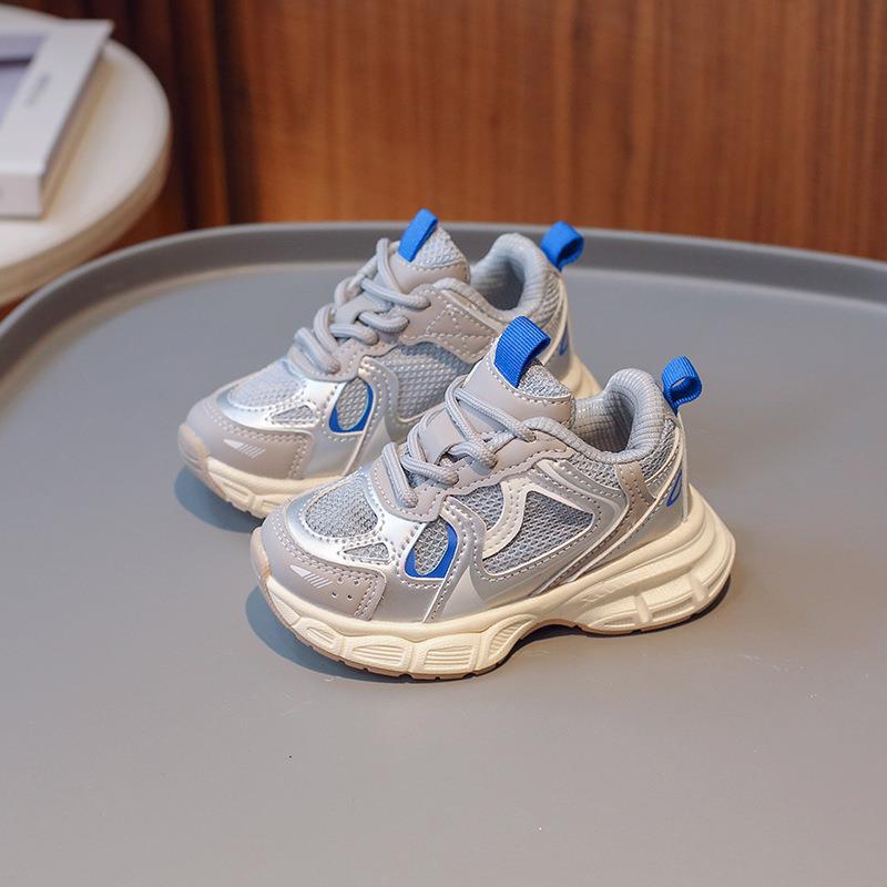 Children's Sports Shoes Girls Baby Running Shoes 2023 Spring and Autumn New Children's Shoes Men's and Children's Mesh Breathable Daddy Shoes