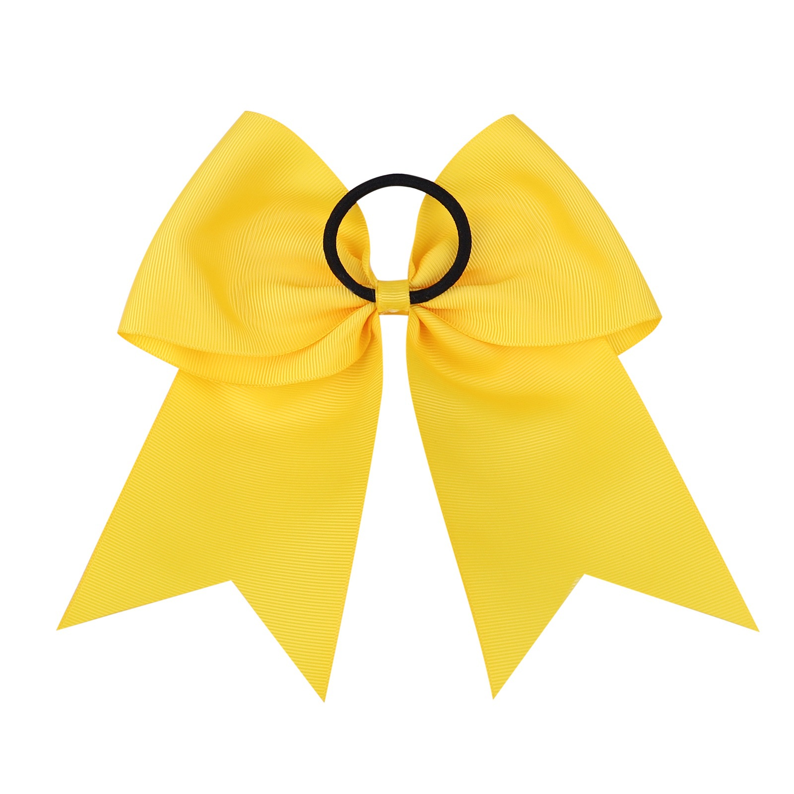Cross Border AliExpress Children's Headwear Girl Dance 8 Inch Dovetail Hair Ring European and American Bow Rubber Band 598