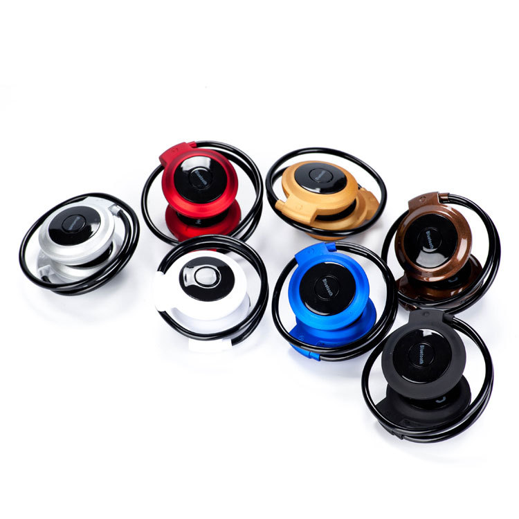 Neutral mini503 wireless Bluetooth card FM headset mini 503 rear-mounted stereo Bluetooth headset wholesale