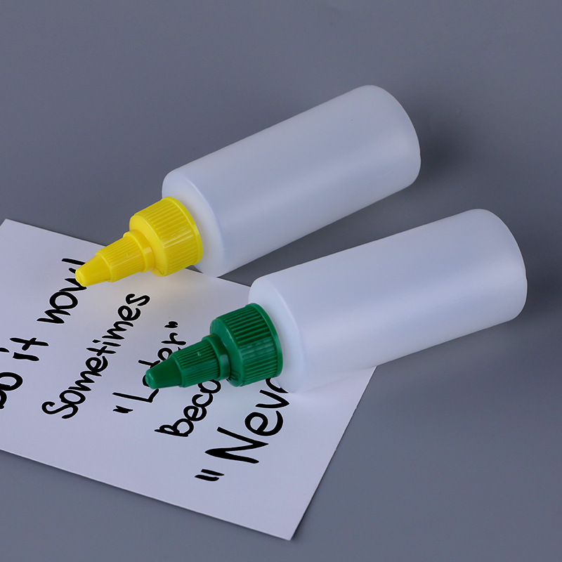 Pet Ear Drops 60ml Squeezable Ketchup Pointed Nozzle Bottle Gel Lid Salad Sauce Plastic Bottle Pigment Dispenser Bottle