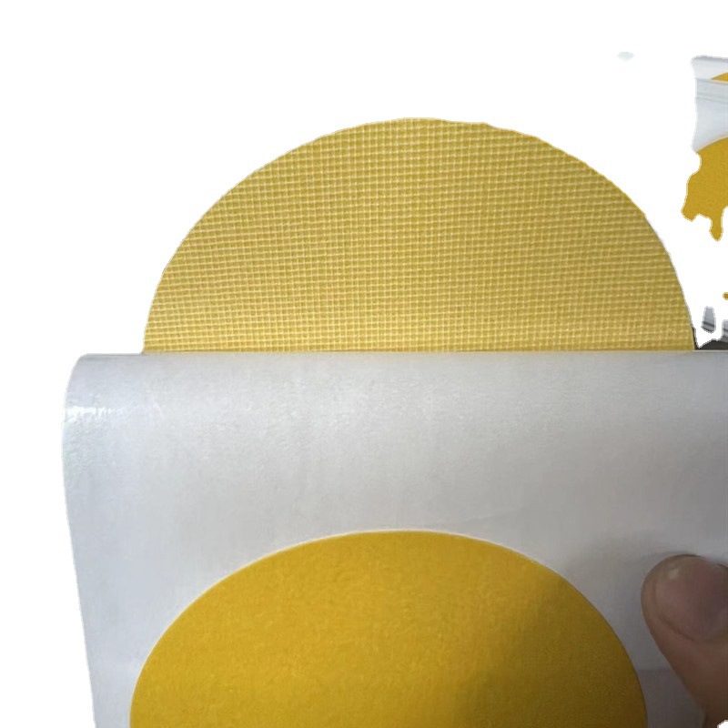 Fiber Cloth Mesh Double-sided Tape Carpet Adhesive Mat Fixed Mesh Cloth Tape Round Transparent