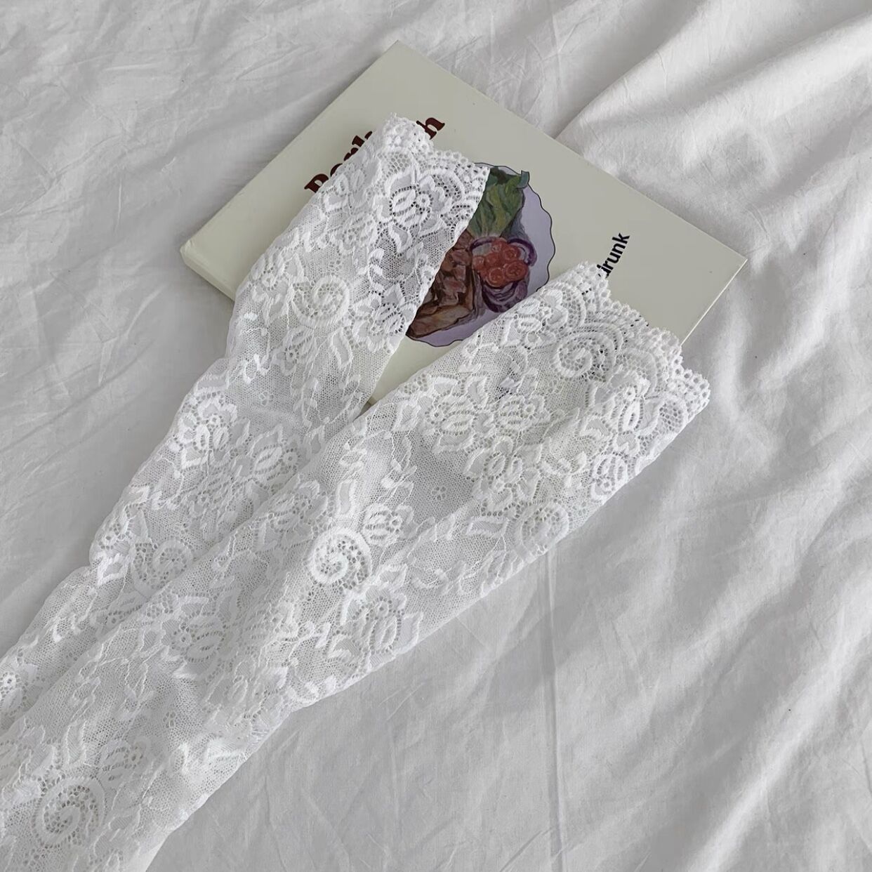 goods summer sun protection thin pure wind lace ice sleeve women's breathable driving UV arm guard fake sleeve