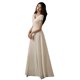 White Annual Meeting Evening Dress 2024 New Spring and Winter Banquet Elegant Satin Wedding License Travel Light Wedding Dress V-Neck