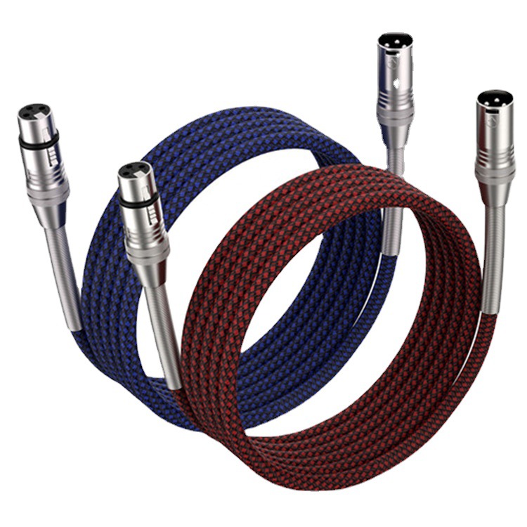 Blue Fire Road Canon Line Canon Caron male to female XLR Dual card microphone audio line oxygen-free copper