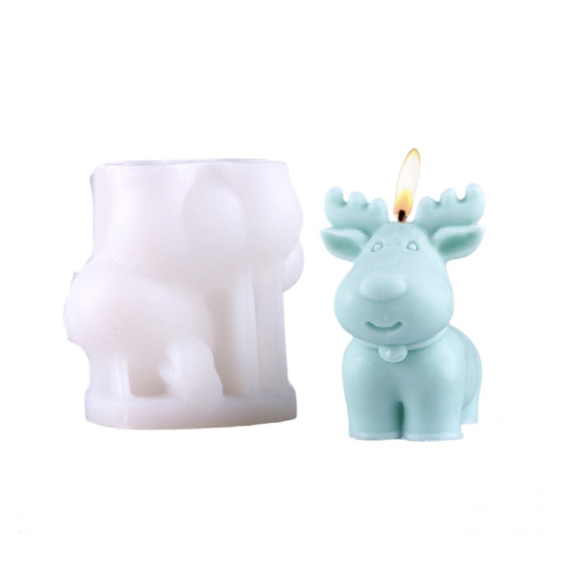 AliExpress hot sale Christmas pine cone candle aromatherapy silicone mold DIY Christmas tree plaster decoration silicone mold