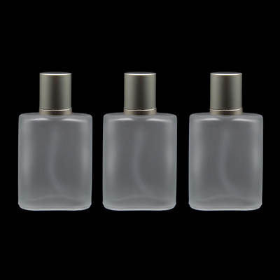 50ml perfume frosted spray bottle glass 50CC press sub-bottle 50ml travel portable fine mist empty bottle