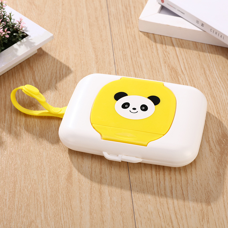Outgoing Baby Hand Wet Tissue Box Portable Wet Tissue Box Portable Panda Wet Tissue Box Baby Supplies