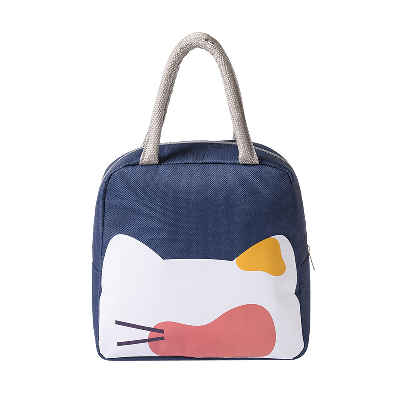Cartoon Heat Preservation Bag for Office Staff with Meal Lunch Bag Lunch Box Handbag Heat Preservation Lunch Box Thickened Aluminum Foil Ice Bag
