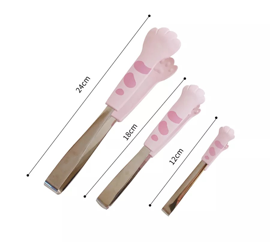 Japanese creative cute cat claw stainless steel food clip baking clip salad bread clip dessert clip barbecue clip