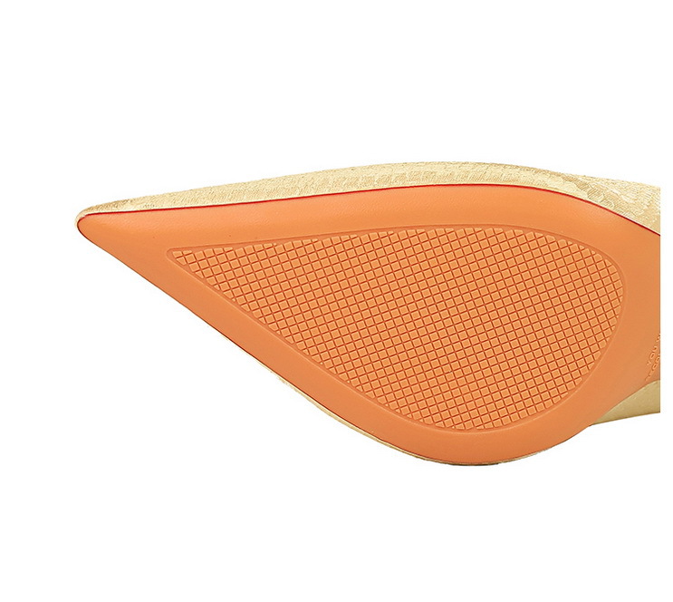 Party high heels slim slim high heels fishscale satin shingle pointe single shoes_voghion.com