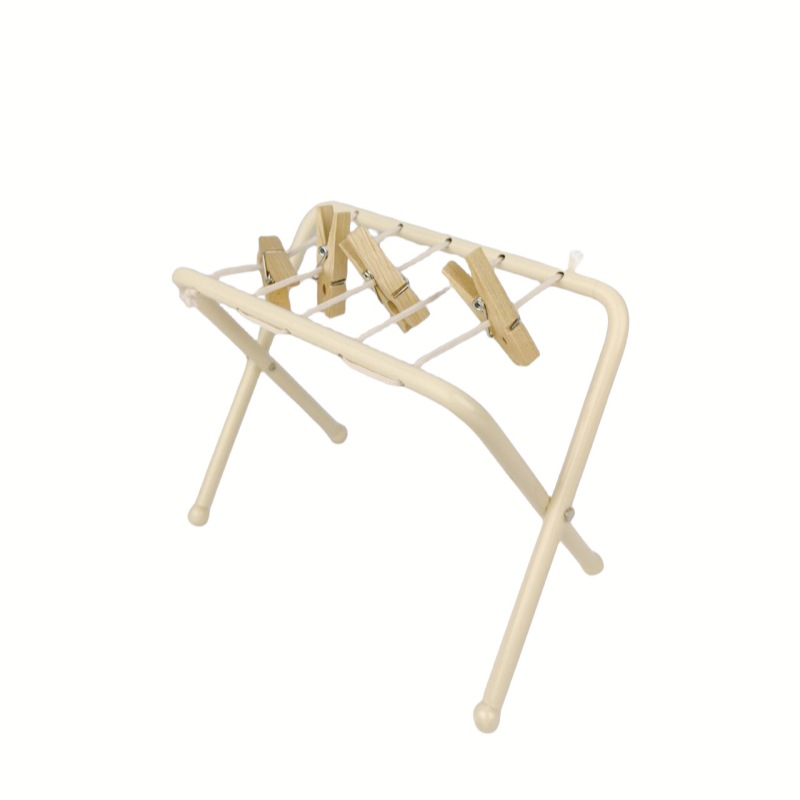 Cross-border doll house DOLLHOUSE mini furniture miniature metal clothes hanger play house clothes hanger scene