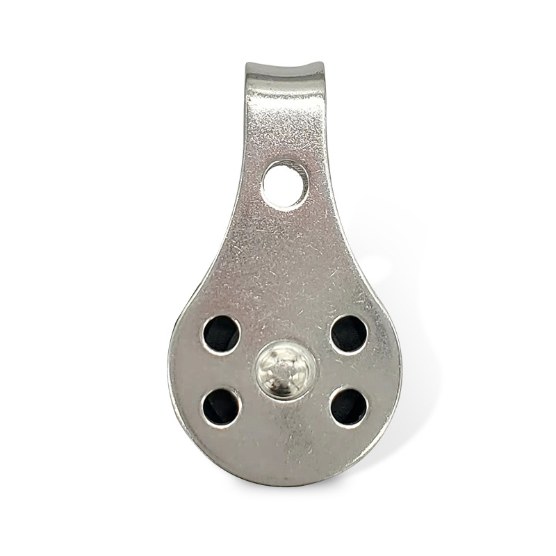 Stainless steel nylon pulley marine hardware single pulley wire rope pulley traction pulley driving wire wheel