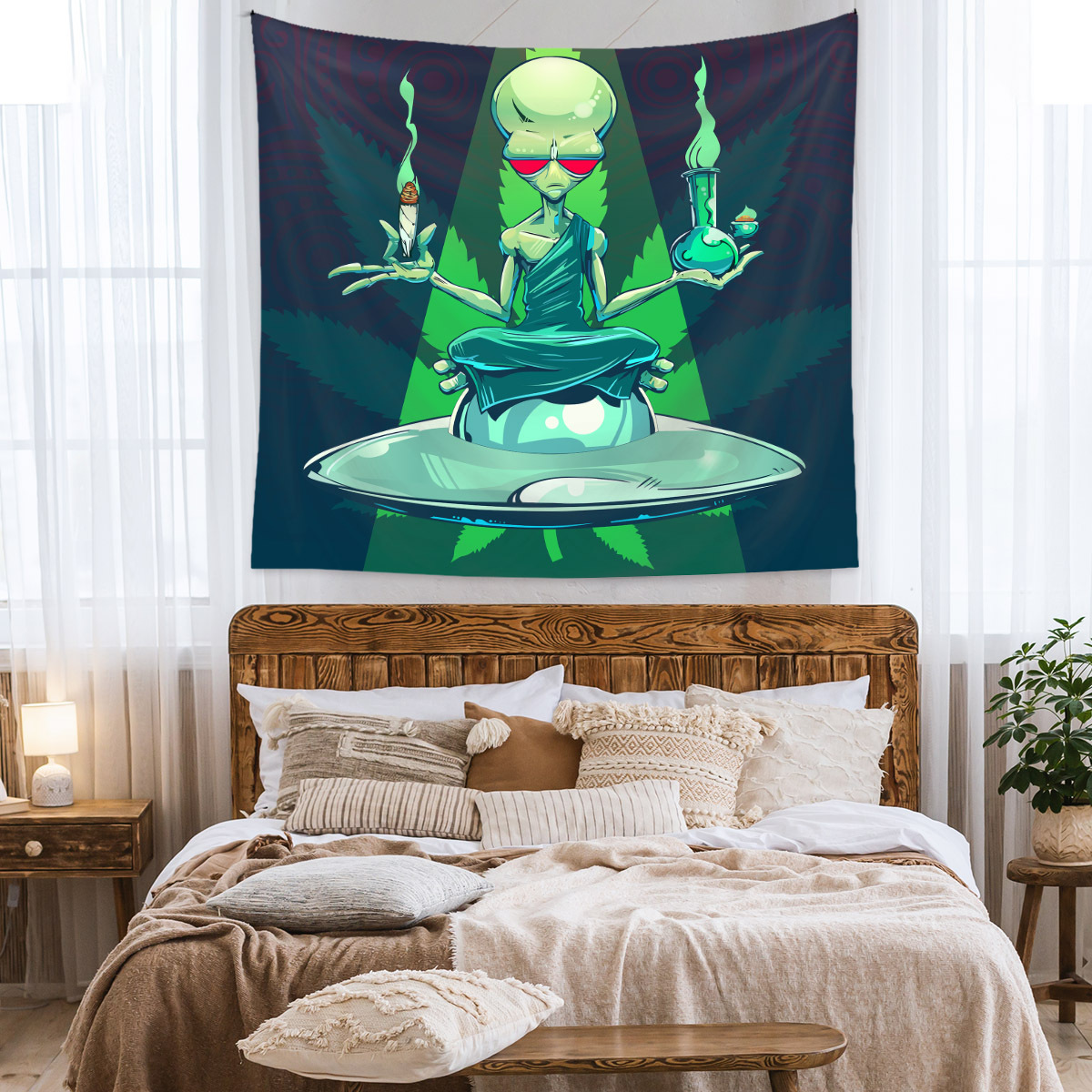 Tapestry Cross-border Home Bohemian Tapestry Room Decoration Background Cloth ins Wind Hanging Cloth Background Wall Hanging Cloth