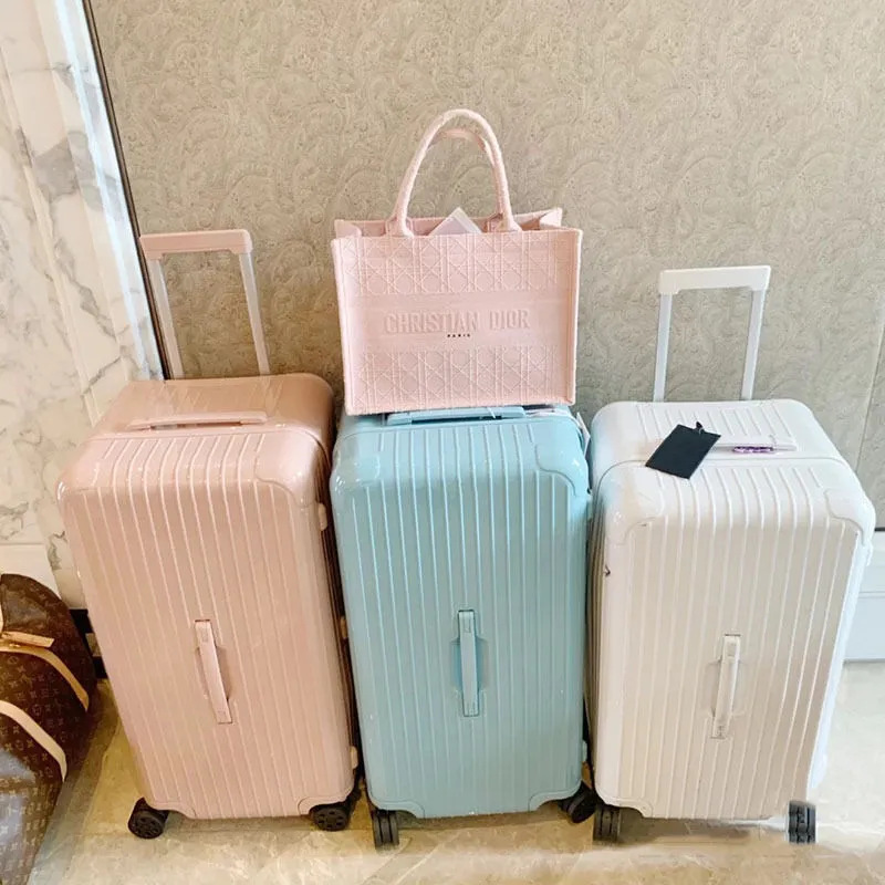 Ultra-light large-capacity luggage new Internet-popular high-value 30-inch luggage mute universal wheel high-end luggage