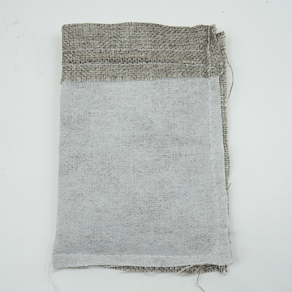Blank linen bag drawstring drawstring jewelry gift packaging bag jewelry packaging bag vintage cotton rope linen bag