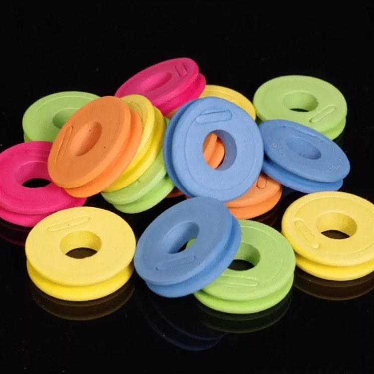eva foam main spool fishing color winding spool large wood grain with hole winding spool main coil fishing gear accessories