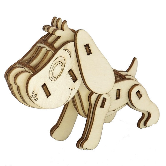 Wooden Model Assembled Toys Kindergarten Activities Mini Handmade 3D Puzzle Children's Wholesale Night Market