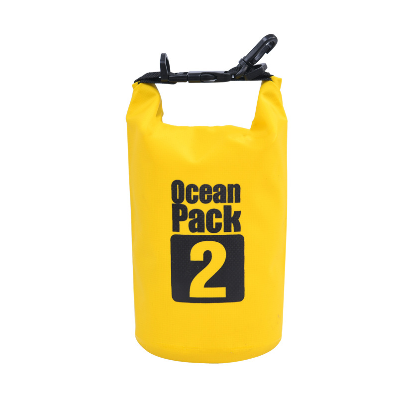 Cross-border manufacturers outdoor beach waterproof bag pvc clip mesh waterproof bag drifting swimming waterproof bucket bag wholesale