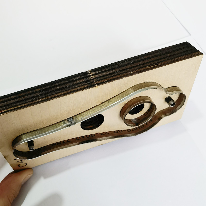 Glasses lanyard knife mold blanking knife mold Japanese knife Material + wood handmade DIY leather cut leather template C41