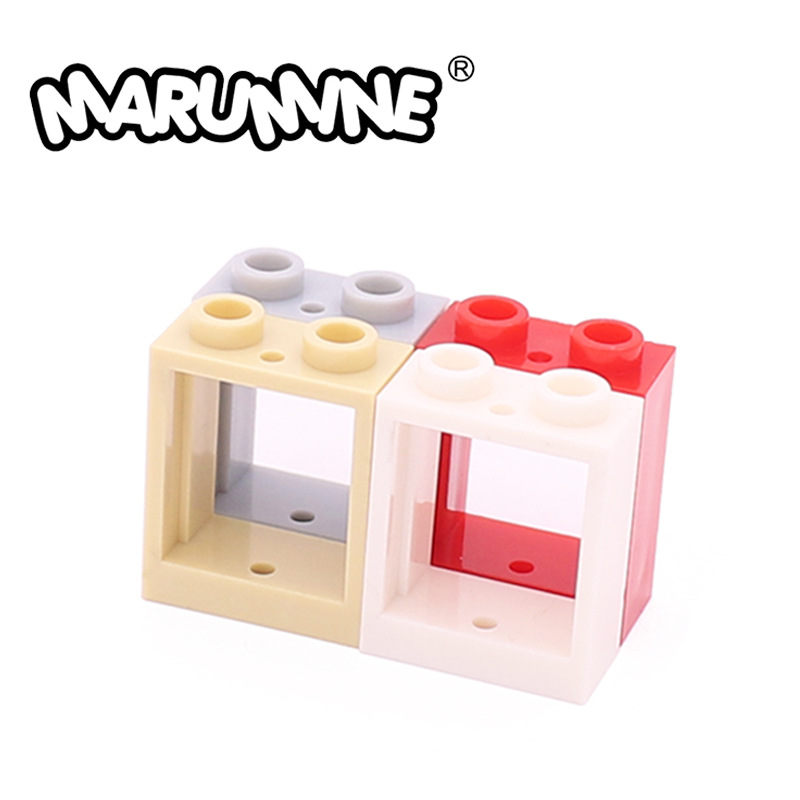 Small particle 1X2X2 window frame compatible with 60592 parts MOC domestic building blocks building DIY spare parts 0.1kg