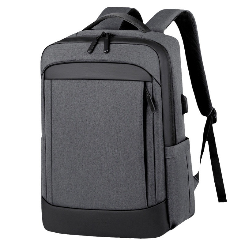 Men's multi-functional backpack waterproof Oxford cloth business commuter computer bag large capacity backpack thermal transfer logo
