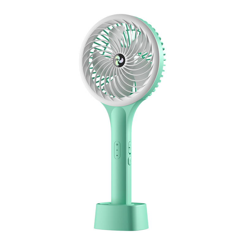 Hand-held small fan usb mini creative fan explosion double leaf fan shaking sound with USB desktop air cooler