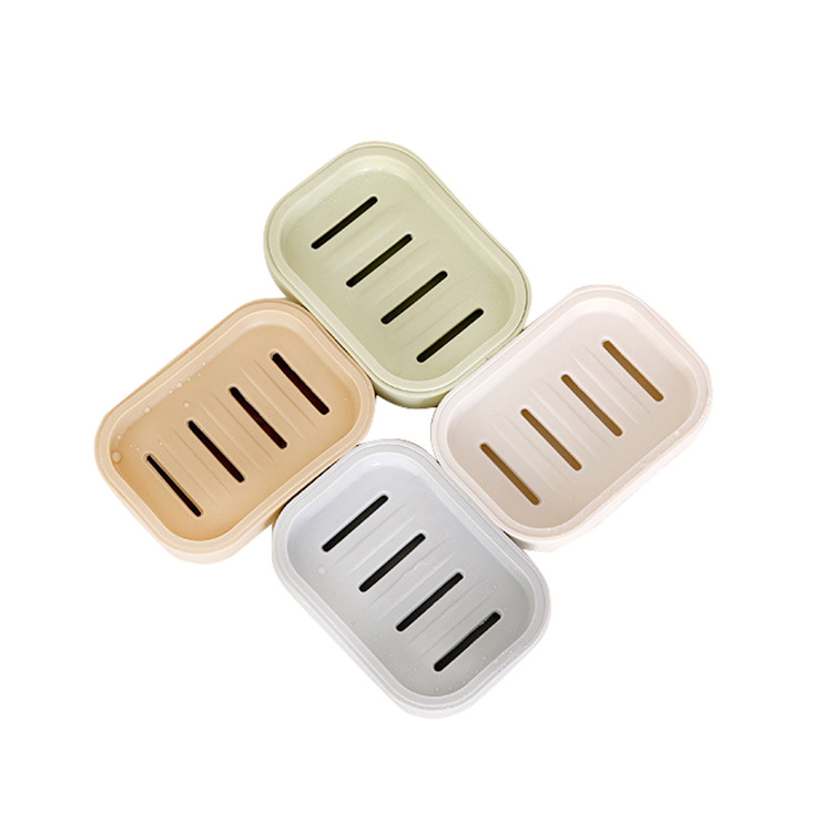 Drying Soap Box Household Toilet Nordic Creative Large Soap Rack with Lid Plastic Simple European-style Double-layer Soap Box
