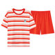 [Broken Code Welfare] Rack Cotton Couples Pure Cotton Pajamas Cotton Mo Women Men's Short Sleeve Spring and Summer Wear at Home