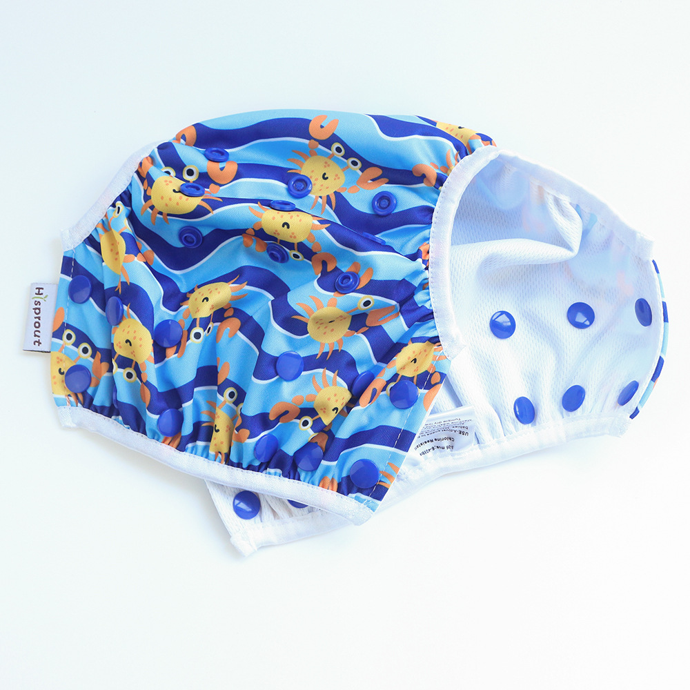 Hi bean sprouts newborn breathable swimming diaper baby swimming pants waterproof leak-proof swimming study pants spot