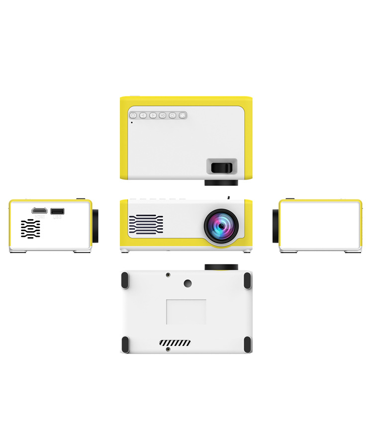 New Cross-border Hot Selling M1 Mini Light and Convenient Projector Portable Children Projection