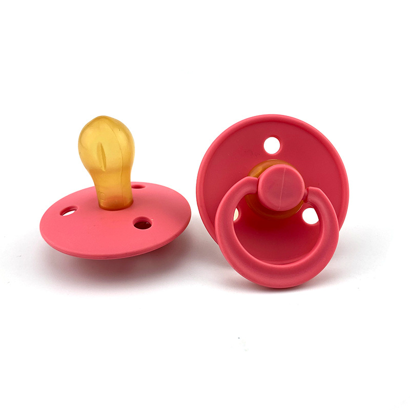 Natural Latex Pacifier super soft newborn baby pacifier simulation breast milk rubber baby pacifier
