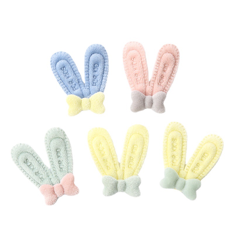 New candy color cartoon ultrasonic embossing accessories rabbit ears clothing accessories clothing accessories wholesale