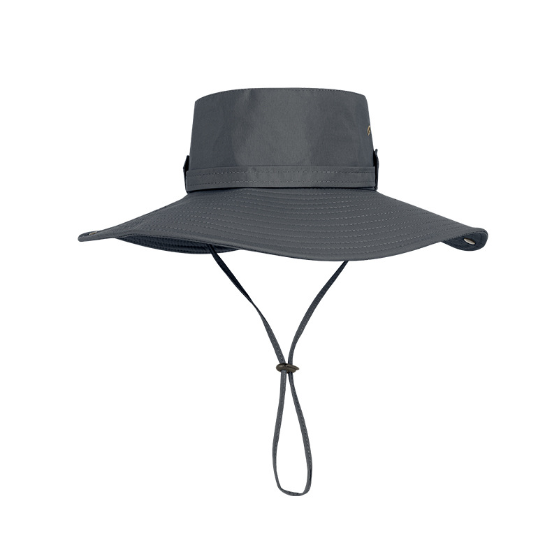 Ruidong Big Along Hat Men's Summer Sun Hat Outdoor Travel Leisure Fisherman Hat Korean Style Mountaineering Fishing Sun Hat