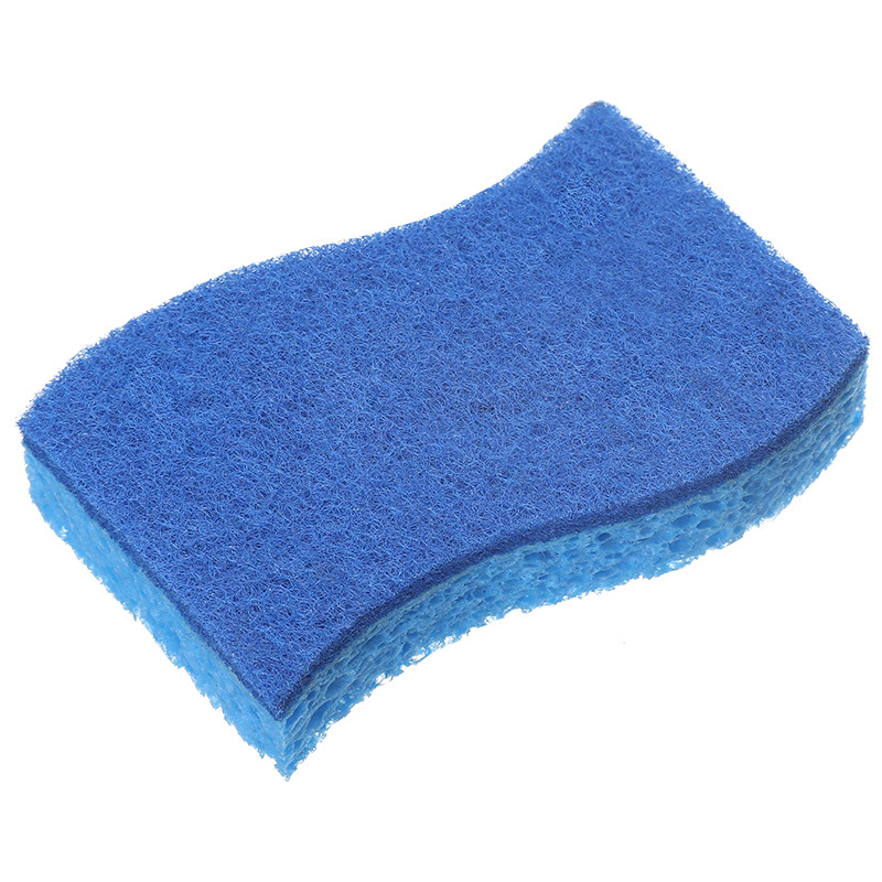 Natural wood pulp cotton scouring pad dishwashing sponge absorbent magic scrub cleaning decontamination kitchen dishwashing sponge